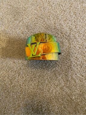 Louis Vuitton Iridescent Monogram Cuff - Yellow & Green